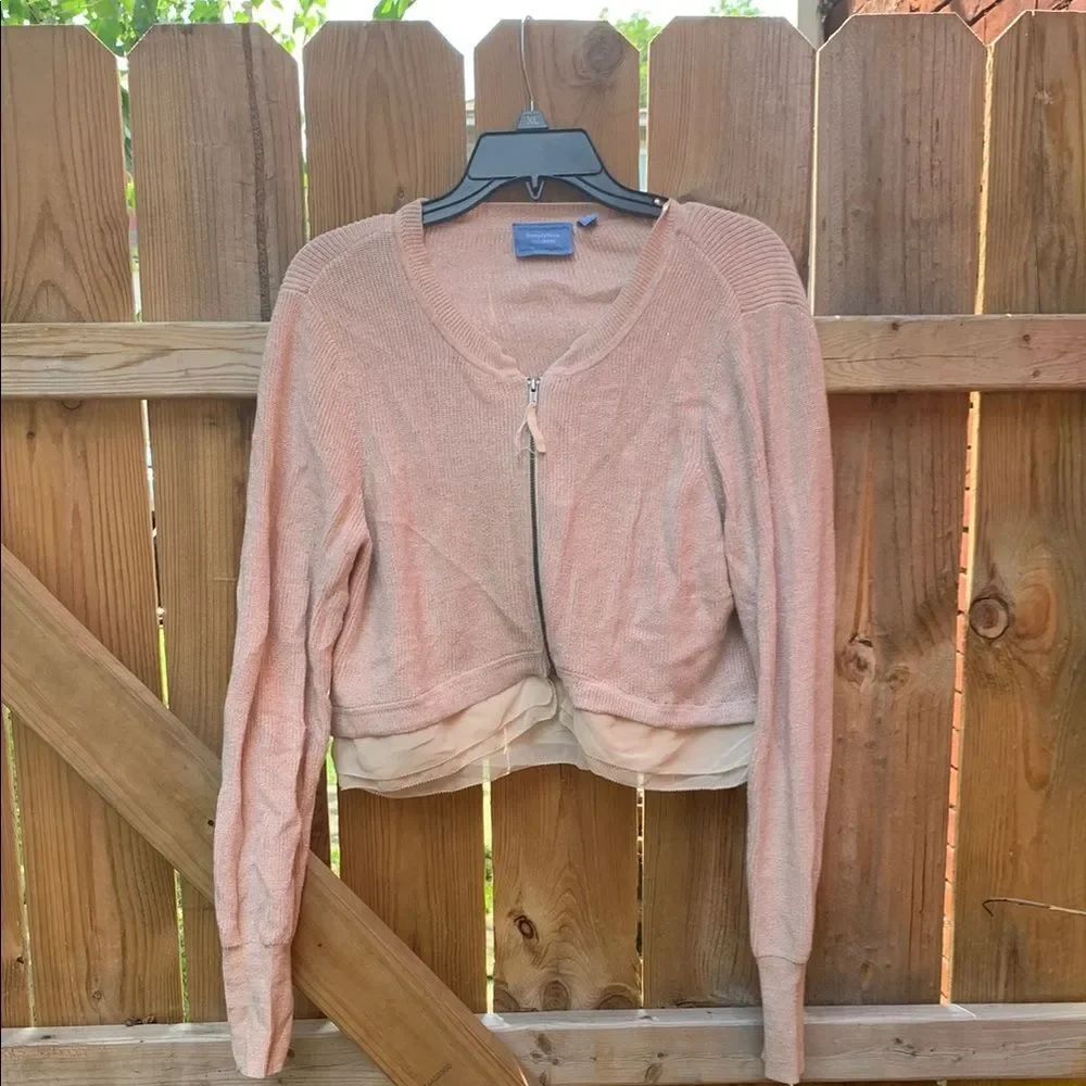 Simply Vera Vera Wang Blush Knit Cardigan